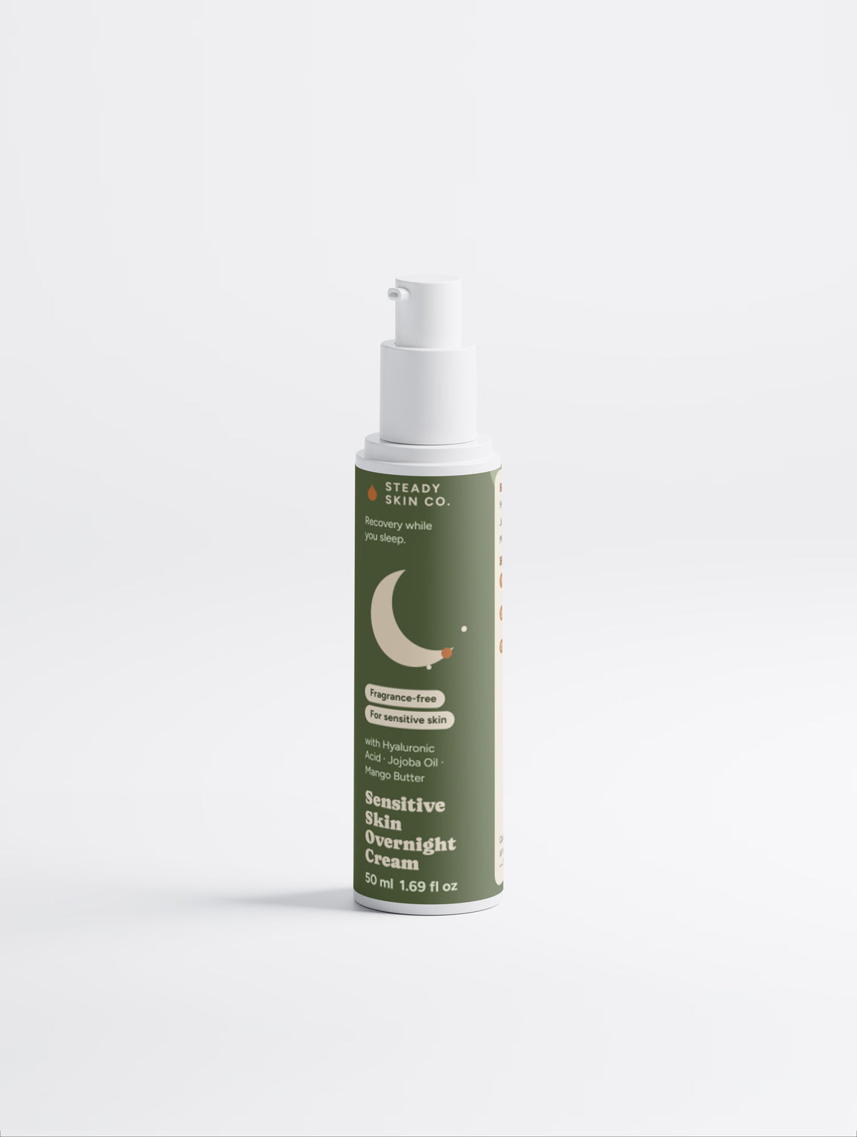 Sensitive Skin Overnight Cream, Fragrance Free