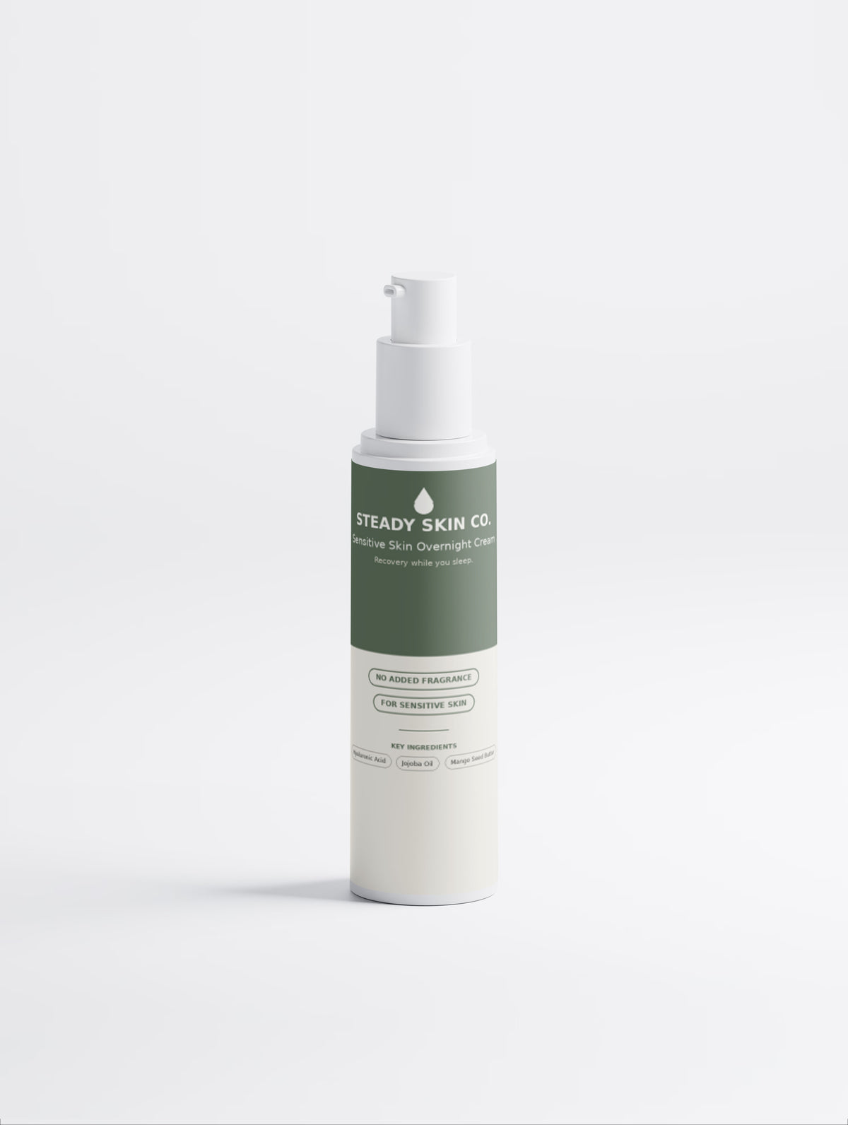 Sensitive Skin Overnight Cream, Fragrance Free