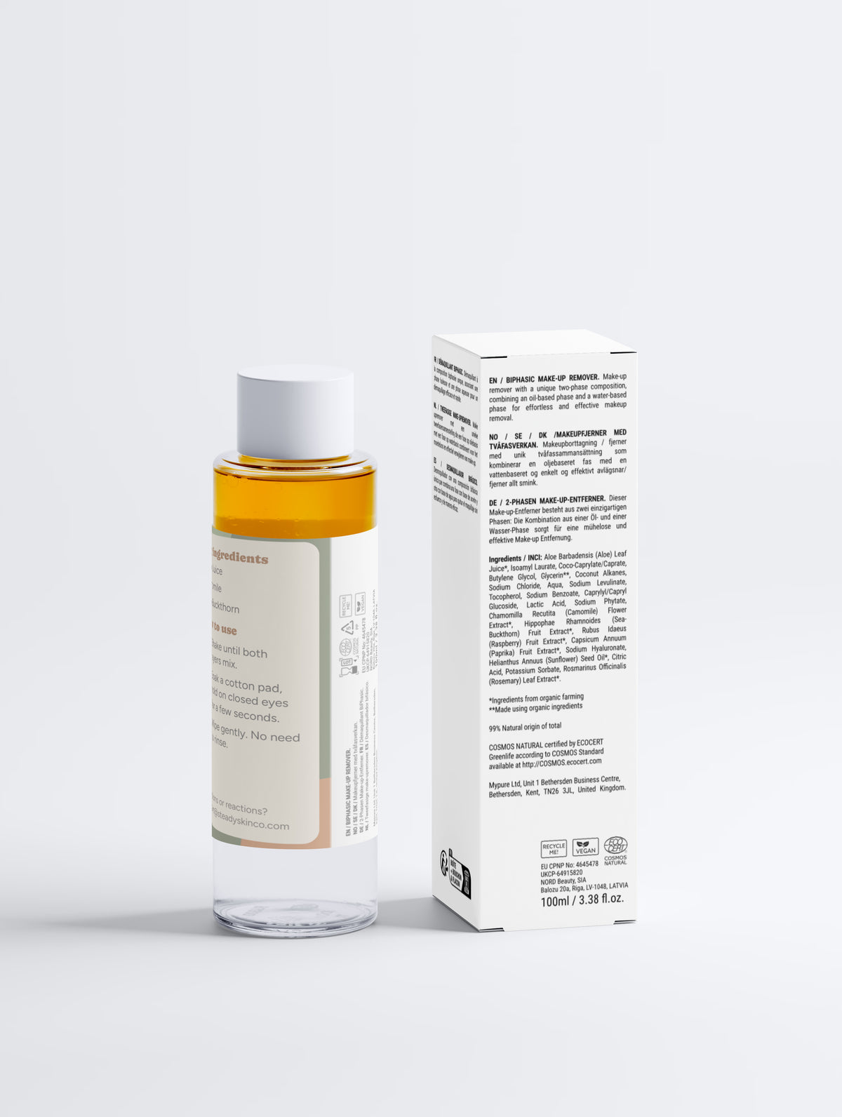 BiPhasic Make-up Remover, Fragrance Free