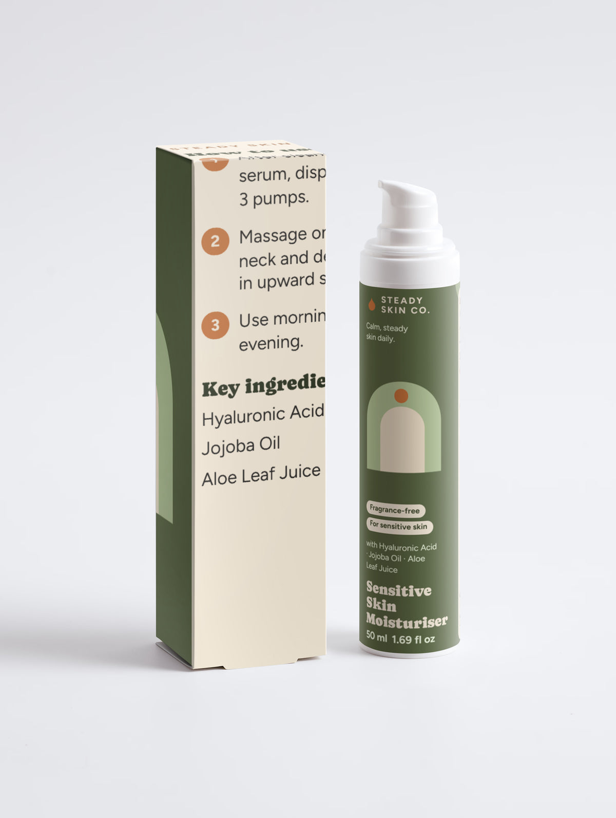 Sensitive Skin Moisturiser, Fragrance Free