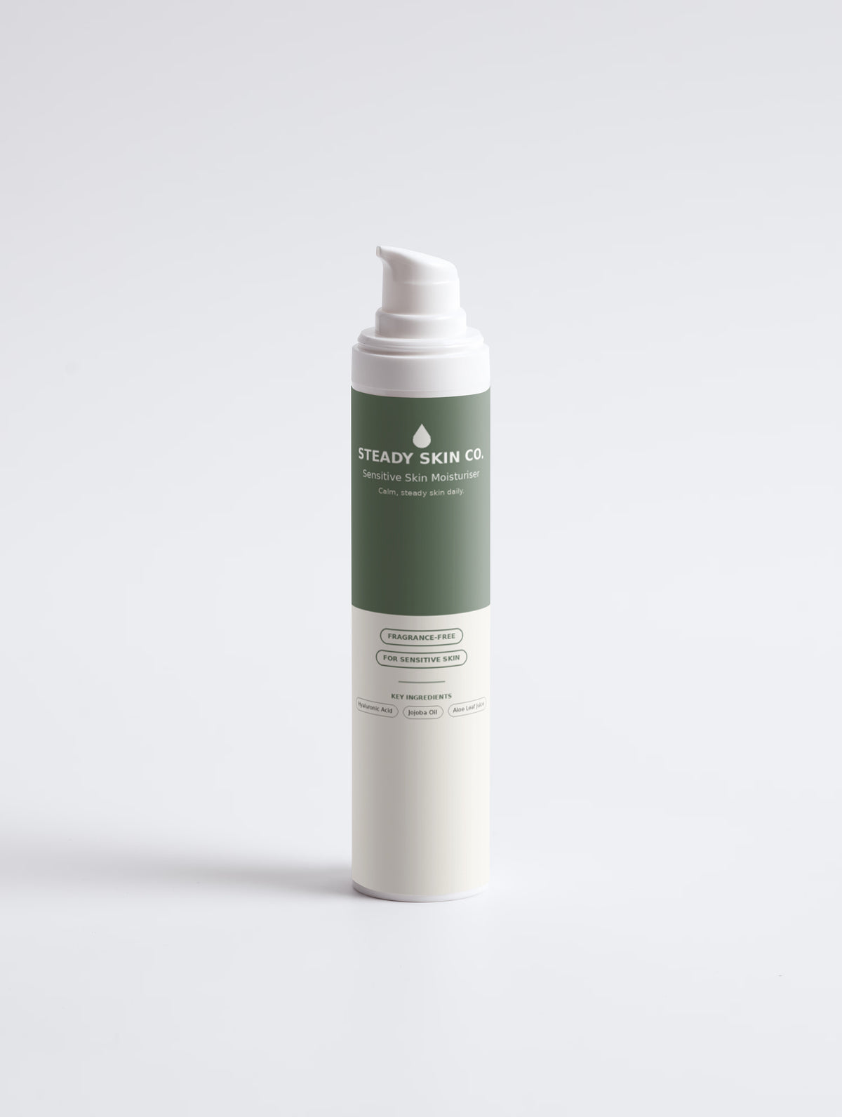 Sensitive Skin Moisturiser, Fragrance Free