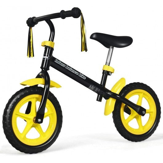 Adjustable Lightweight Kids Balance Bike-Green